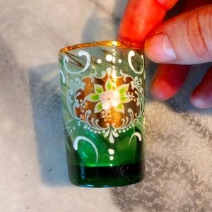 Vintage Glass Shot Glass